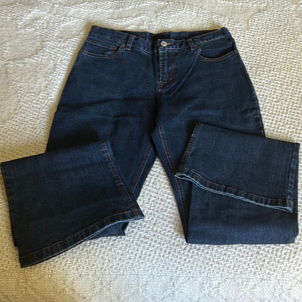 Dark Wash High Waisted Stretch Jeans